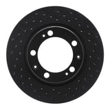 R1 Concepts 87-95 Porsche 944 (Excl Turbo) Front Right Drilled Black Brake Rotor by R1 Concepts RNC-623-02019R