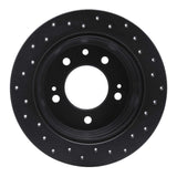 R1 Concepts 09-16 Hyundai Elantra Rear Left Drilled Black Brake Rotor by R1 Concepts RNC-623-03029L