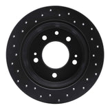R1 Concepts 09-16 Hyundai Elantra Rear Right Drilled Black Brake Rotor by R1 Concepts RNC-623-03029R