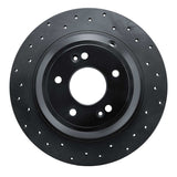 R1 Concepts 09-20 Genesis G80 Rear Left Drilled Black Brake Rotor by R1 Concepts RNC-623-03039L