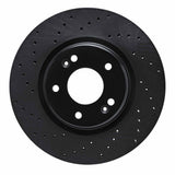 R1 Concepts 15-22 Hyundai Elantra Front Left Drilled Black Brake Rotor by R1 Concepts RNC-623-03054L