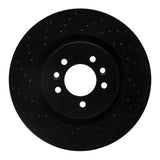R1 Concepts 06-17 Land Rover Discovery Front Left Drilled Black Brake Rotor by R1 Concepts RNC-623-11011L