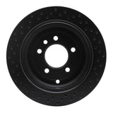 R1 Concepts 05-07 Land Rover LR3 Rear Right Drilled Black Brake Rotor by R1 Concepts RNC-623-11012R