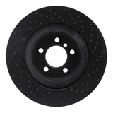 R1 Concepts 06-09 Land Rover Range Rover Front Left Drilled Black Brake Rotor by R1 Concepts RNC-623-11015L