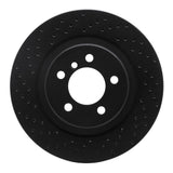 R1 Concepts 06-09 Land Rover Range Rover Front Left Drilled Black Brake Rotor by R1 Concepts RNC-623-11015L