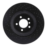 R1 Concepts 06-09 Land Rover Range Rover Front Right Drilled Black Brake Rotor by R1 Concepts RNC-623-11015R