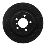 R1 Concepts 06-09 Land Rover Range Rover Front Right Drilled Black Brake Rotor by R1 Concepts RNC-623-11015R