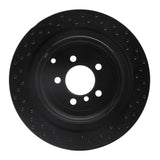 R1 Concepts 06-12 Land Rover Range Rover Rear Left Drilled Black Brake Rotor by R1 Concepts RNC-623-11016L