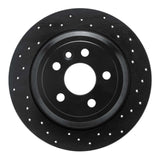 R1 Concepts 13-15 Land Rover LR2 Rear Right Drilled Black Brake Rotor by R1 Concepts RNC-623-11024R