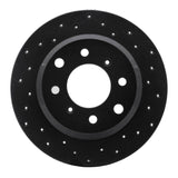 R1 Concepts 64-94 Alfa Romeo BERLINA Rear Right Drilled Black Brake Rotor by R1 Concepts RNC-623-16000R