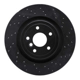 R1 Concepts 16-21 Jaguar XE Rear Right Drilled Black Brake Rotor by R1 Concepts RNC-623-20035R