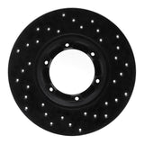 R1 Concepts 71-83 Renault LeCar Front Left/ Rear Left Drilled Black Brake Rotor by R1 Concepts RNC-623-23000L