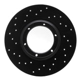 R1 Concepts 71-83 Renault LeCar Front Left/ Rear Left Drilled Black Brake Rotor by R1 Concepts RNC-623-23000L