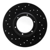 R1 Concepts 71-83 Renault LeCar Front Left/ Rear Left Drilled Black Brake Rotor