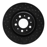 R1 Concepts 98-04 Volvo C70/S70/V70 Front Left Drilled Black Brake Rotor by R1 Concepts RNC-623-27022L