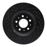 R1 Concepts 98-04 Volvo C70/S70/V70 Front Right Drilled Black Brake Rotor by R1 Concepts RNC-623-27022R
