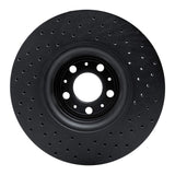 R1 Concepts 03-09 Volvo XC90 Front Left Drilled Black Brake Rotor by R1 Concepts RNC-623-27040L