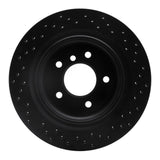 R1 Concepts 95-02 BMW M3 Rear Right Drilled Black Brake Rotor