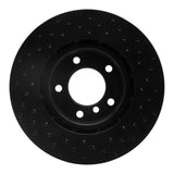 R1 Concepts 95-02 BMW M3 Right Front Drilled Black Brake Rotor by R1 Concepts RNC-623-31037D