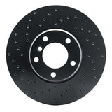 R1 Concepts 95-01 BMW 750iL Front Left Drilled Black Brake Rotor by R1 Concepts RNC-623-31040L