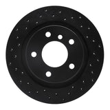 R1 Concepts 03-08 BMW Z4 Rear Left Drilled Black Brake Rotor by R1 Concepts RNC-623-31061L