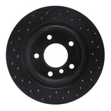 R1 Concepts 03-08 BMW Z4 Rear Right Drilled Black Brake Rotor by R1 Concepts RNC-623-31061R