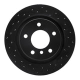 R1 Concepts 03-08 BMW Z4 Rear Right Drilled Black Brake Rotor by R1 Concepts RNC-623-31061R