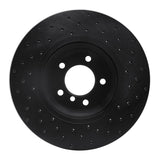 R1 Concepts 07-15 BMW X1 Front Left Drilled Black Brake Rotor by R1 Concepts RNC-623-31082L