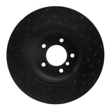 R1 Concepts 07-15 BMW X1 Front Right Drilled Black Brake Rotor by R1 Concepts RNC-623-31082R