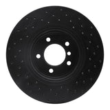 R1 Concepts 06-13 BMW 135I Front Left Drilled Black Brake Rotor by R1 Concepts RNC-623-31085L