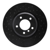 R1 Concepts 06-13 BMW 135I Front Left Drilled Black Brake Rotor by R1 Concepts RNC-623-31085L