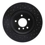 R1 Concepts 08-13 BMW 135I Rear Left Drilled Black Brake Rotor by R1 Concepts RNC-623-31090L