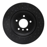 R1 Concepts 08-13 BMW 135I Rear Right Drilled Black Brake Rotor by R1 Concepts RNC-623-31090R