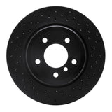 R1 Concepts 08-13 BMW 135I Rear Right Drilled Black Brake Rotor by R1 Concepts RNC-623-31090R