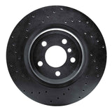 R1 Concepts 09-19 BMW 550i GT Rear Left Drilled Black Brake Rotor by R1 Concepts RNC-623-31095L