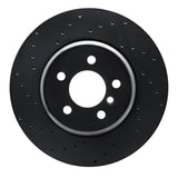 R1 Concepts 11-19 BMW 535d Front Left Drilled Black Brake Rotor by R1 Concepts RNC-623-31097L