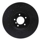 R1 Concepts 11-16 BMW Z4 Front Left Drilled Black Brake Rotor by R1 Concepts RNC-623-31105L