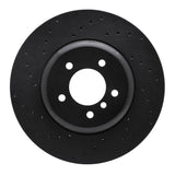 R1 Concepts 11-16 BMW Z4 Front Left Drilled Black Brake Rotor by R1 Concepts RNC-623-31105L