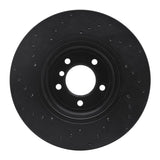 R1 Concepts 11-16 BMW Z4 Front Right Drilled Black Brake Rotor by R1 Concepts RNC-623-31105R
