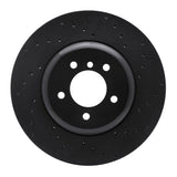 R1 Concepts 11-16 BMW Z4 Front Right Drilled Black Brake Rotor by R1 Concepts RNC-623-31105R
