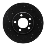 R1 Concepts 12-18 BMW 228i Front Left Drilled Black Brake Rotor by R1 Concepts RNC-623-31121L
