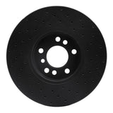 R1 Concepts 00-06 BMW X5 Front Left Drilled Black Brake Rotor by R1 Concepts RNC-623-31135L