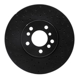 R1 Concepts 00-06 BMW X5 Front Left Drilled Black Brake Rotor by R1 Concepts RNC-623-31135L