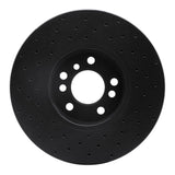 R1 Concepts 00-06 BMW X5 Front Right Drilled Black Brake Rotor by R1 Concepts RNC-623-31135R
