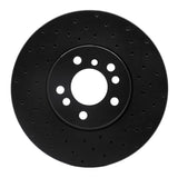 R1 Concepts 00-06 BMW X5 Front Right Drilled Black Brake Rotor by R1 Concepts RNC-623-31135R
