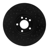 R1 Concepts 07-18 BMW X5 Front Left Drilled Black Brake Rotor by R1 Concepts RNC-623-31142L