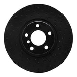 R1 Concepts 07-18 BMW X5 Front Right Drilled Black Brake Rotor by R1 Concepts RNC-623-31142R