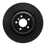 R1 Concepts 10-14 BMW X5 Rear Left Drilled Black Brake Rotor by R1 Concepts RNC-623-31148L