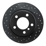 R1 Concepts 11-16 Mini Cooper Countryman Rear Left Drilled Black Brake Rotor by R1 Concepts RNC-623-32010L