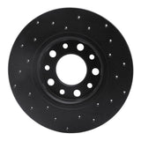 R1 Concepts 14-21 Chrysler 200 Rear Left Drilled Black Brake Rotor by R1 Concepts RNC-623-42012L